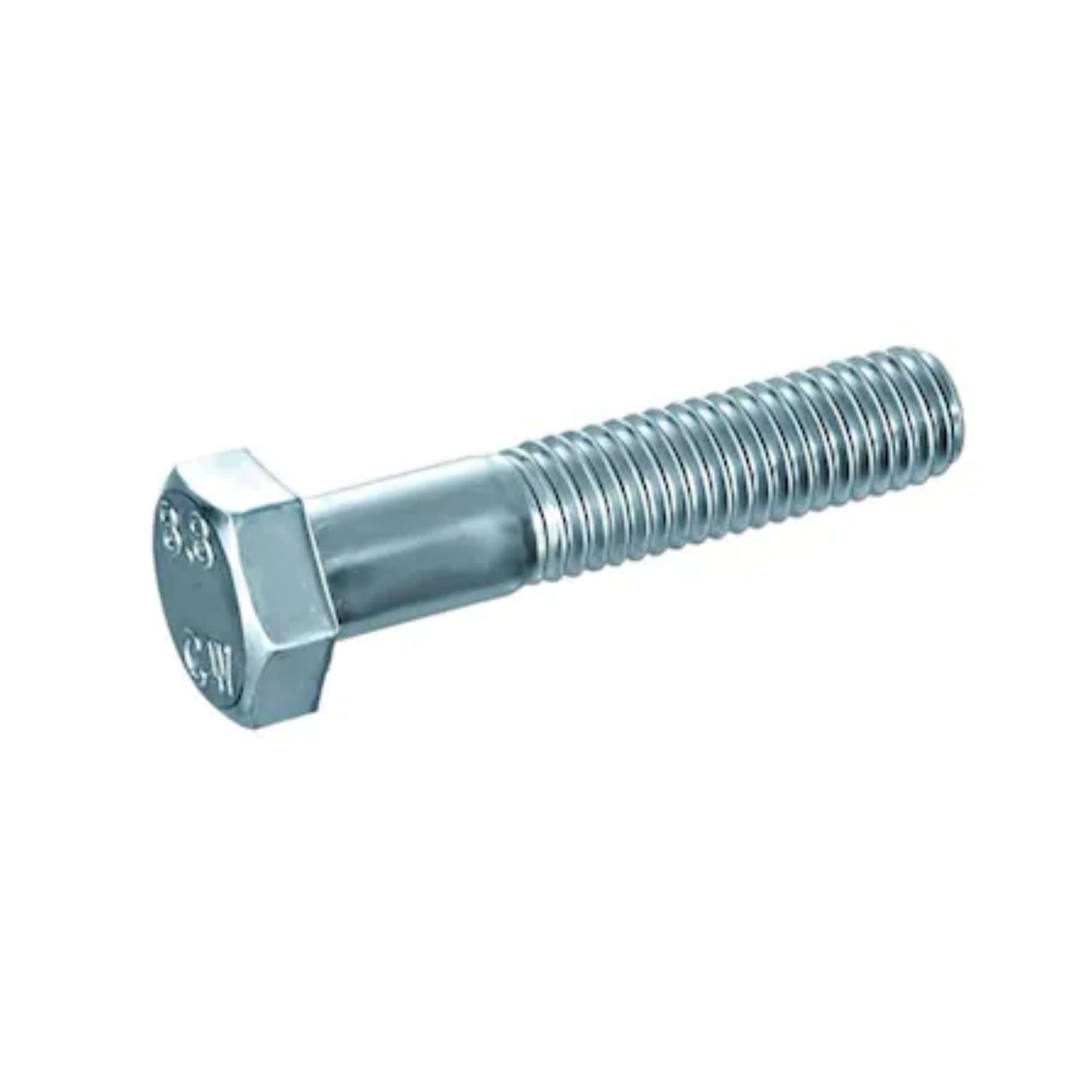 Șurub zincat filetat parțial - 20x100